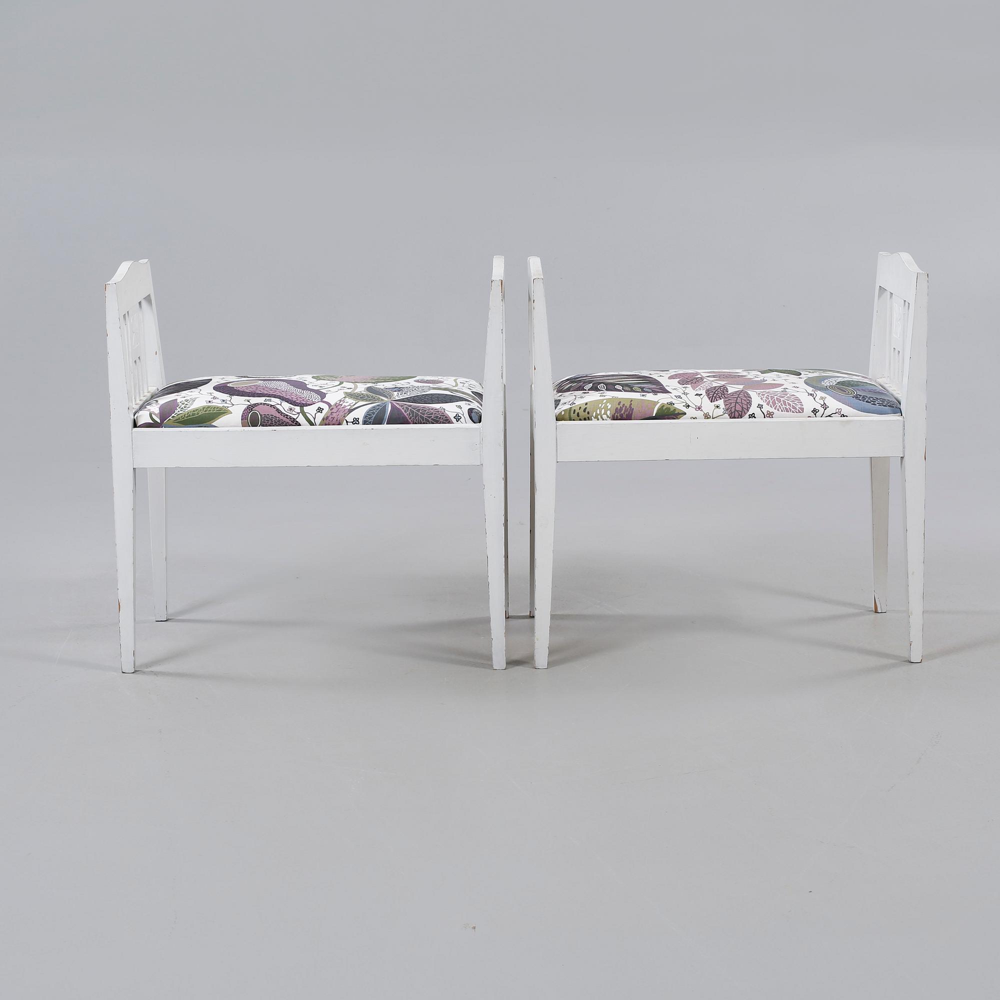 BANKETTER, ett par, jugend, 1900-talets början.