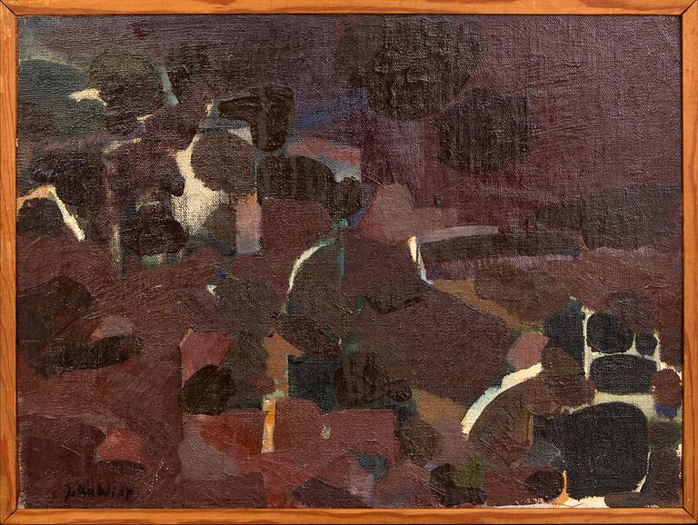 John Wipp, oil on canvas / panel signed. 60s.