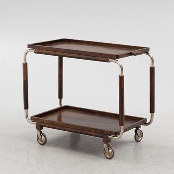 A serving trolley, 1930's.