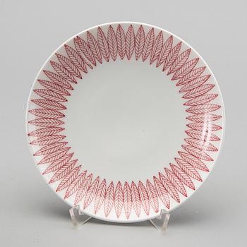 STIG LINDBERG, Servisdelar 27 st, "Salix" Benporslin, Gustavsberg,