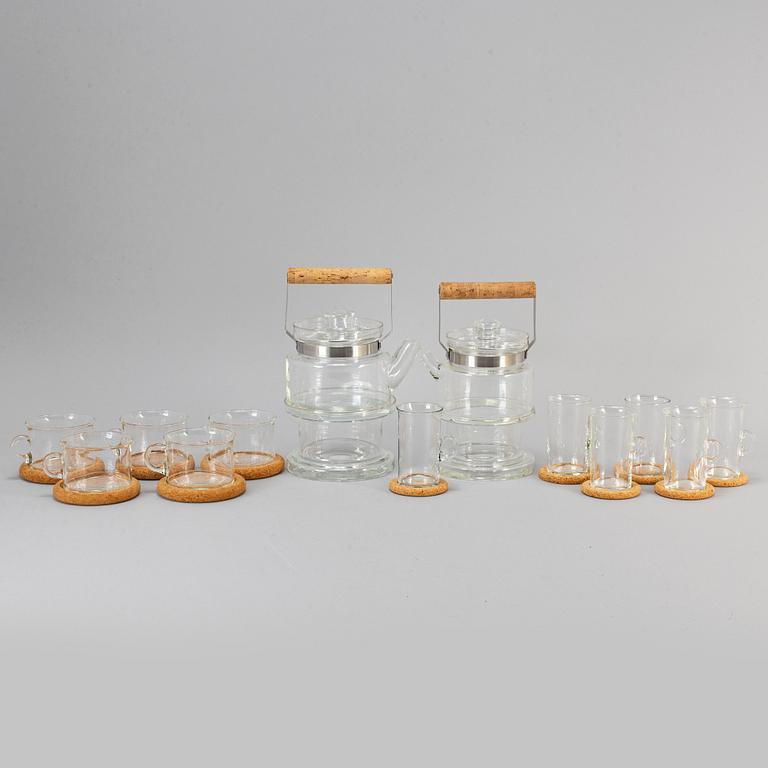 SIGNE PERSSON-MELIN, teservis, 13 delar, glas, Boda Nova.