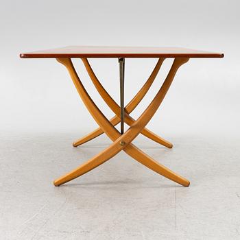 Hans J. Wegner, Dining table with leaves, 'AT-304', Andreas Tuck, Denmark, 1950s-60s.
