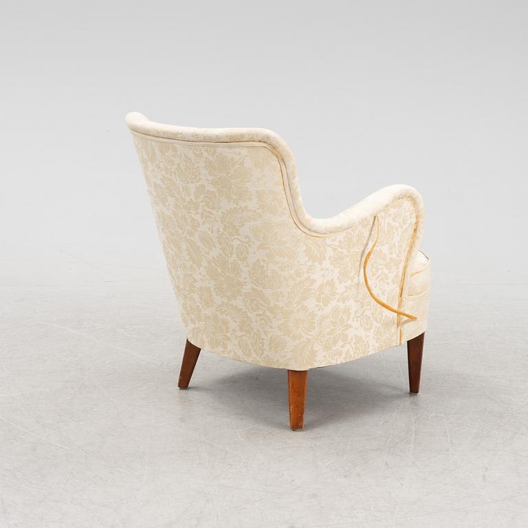 A swedish modern armchair, 1940's/50's.