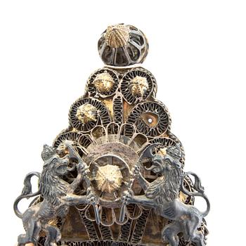 Decoration, Russia, silver/brass.