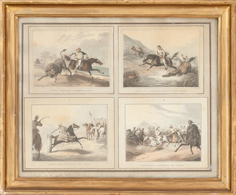 AKVATINTER, 50 st. 1800-talets första hälft.