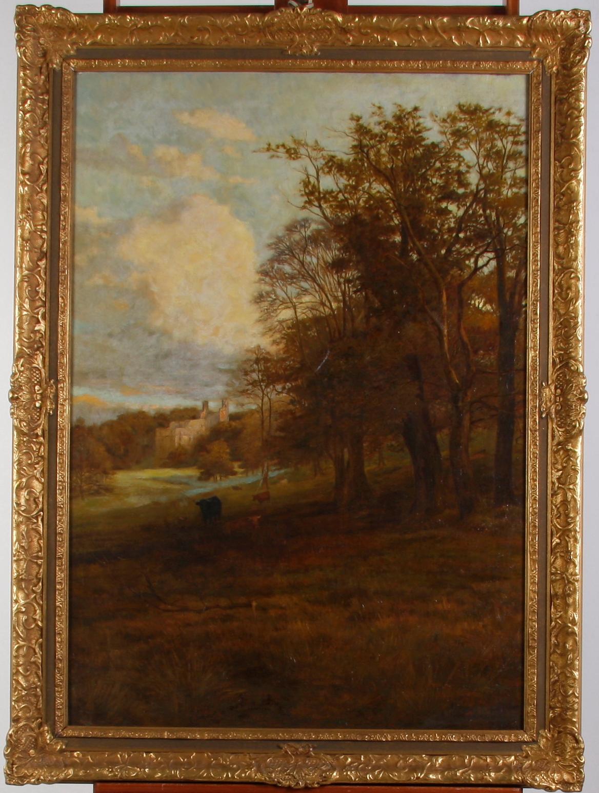 ELSWORTH, ALFRED. Olja på duk, sign o dat 1892.