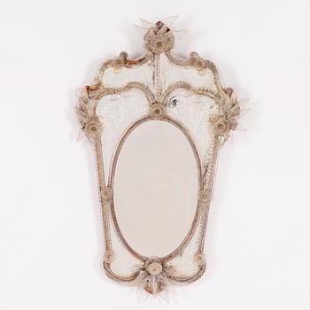 Mirror, Venetian style, 20th Century.