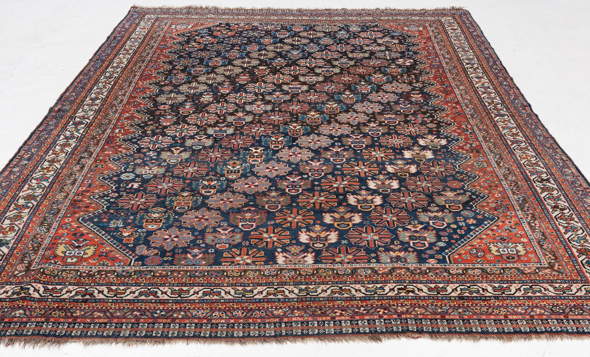 An antique south west Persian carpet, c. 332 x 2390 cm.