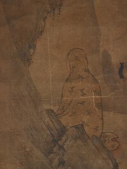 Kaikemono, akvarell och tusch på siden. Japan, Edo.