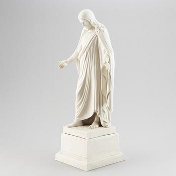 Bertel Thorvaldsen, a parian sculptur of Christ, Gustavsberg.