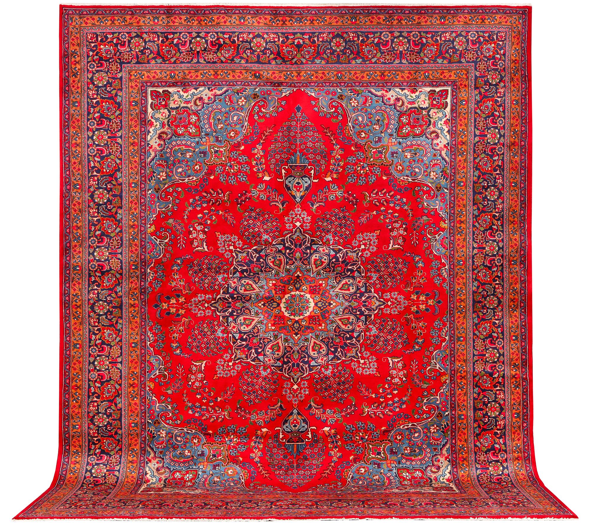A Najafabad carpet, c. 390 x 302 cm.