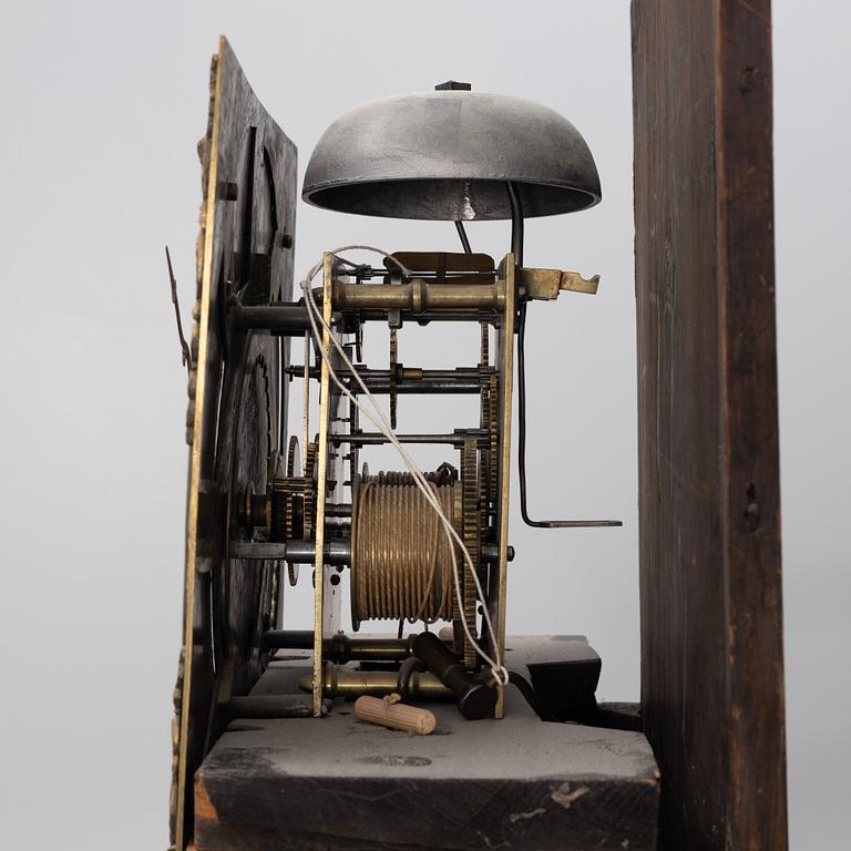 Longcase clock, mid 18th century, by Jonathan Lees, Bury, (c. 1730-1785).