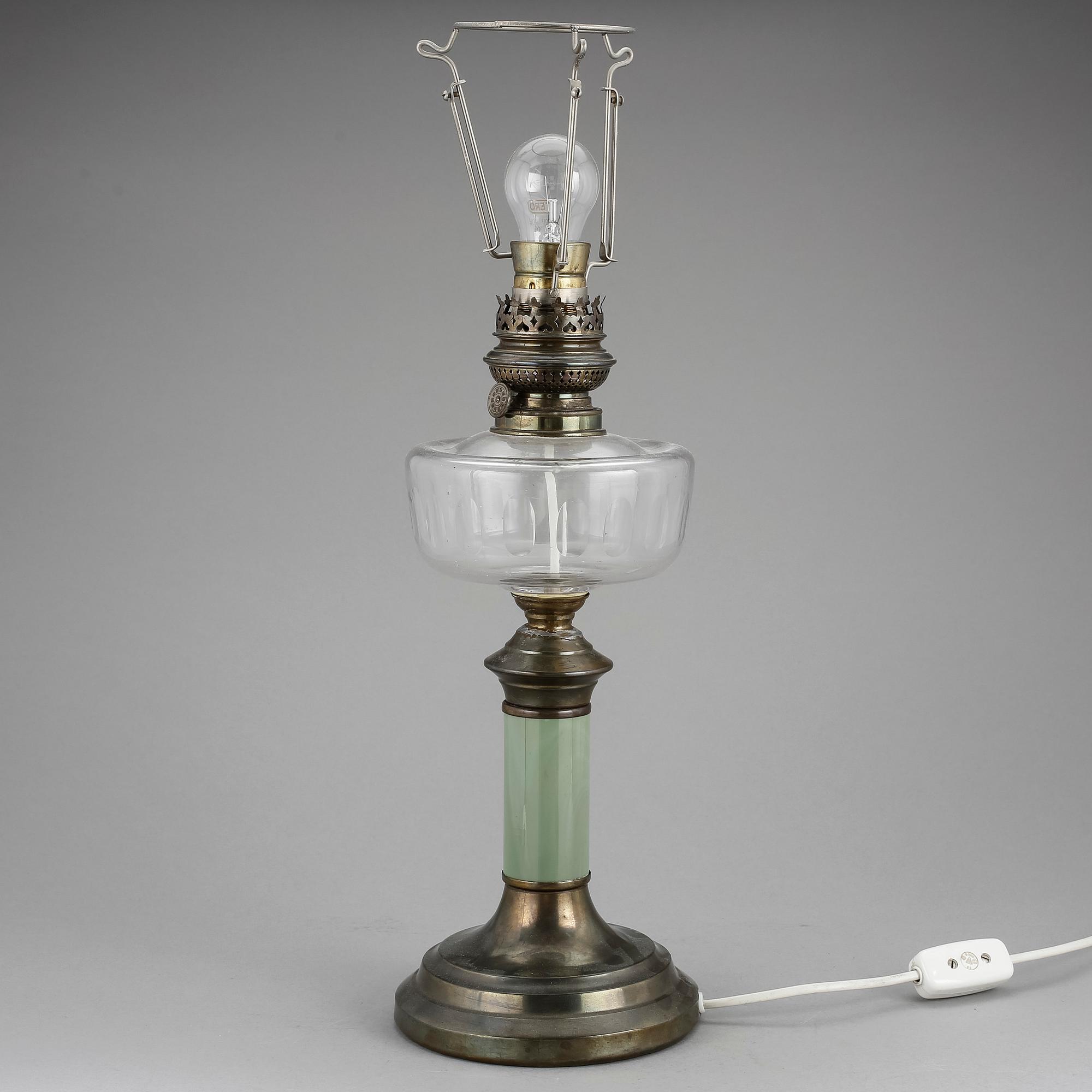 BORDSLAMPA, tidigt 1900-tal.