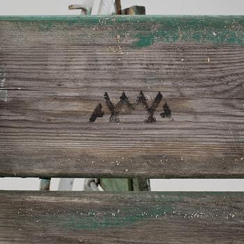 TRÄDGÅRDSSTOLAR, 3 st, 1900-tal.