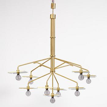 Hans-Agne Jakobsson, an imposing chandelier model C 2504, Hans-Agne Jakobsson AB, Markaryd, 1970s–80s.