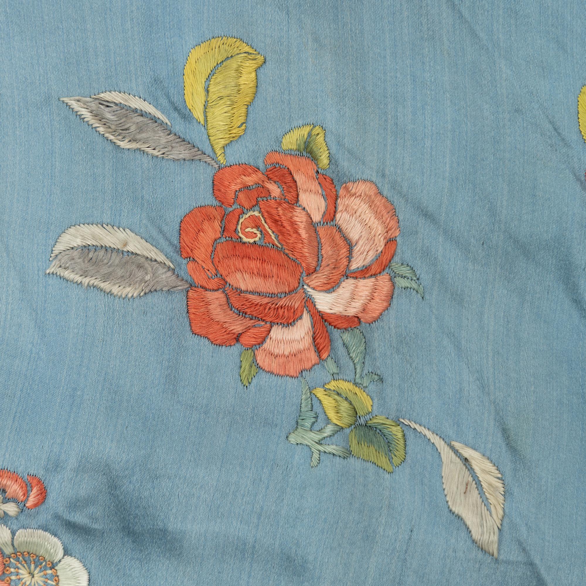 Rock, broderat siden, Kina, sen Qingdynasti.