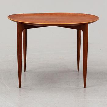 H. ENGHOLM & SVEND AAGE WILLUMSEN, a teak model 4508 tray table from Fritz Hansen, Denmark.