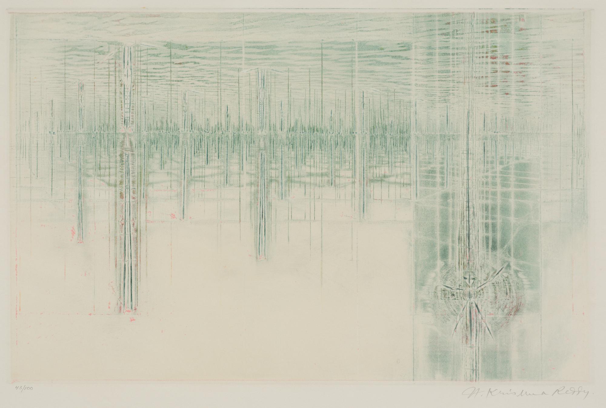 Krishna Reddy, Untitled from: "Hommage aux Prix Nobel" (The Nobel Prize Portfolio).