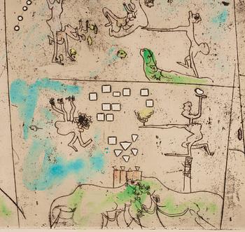 Roberto Matta, "La Une à l'H Pile".