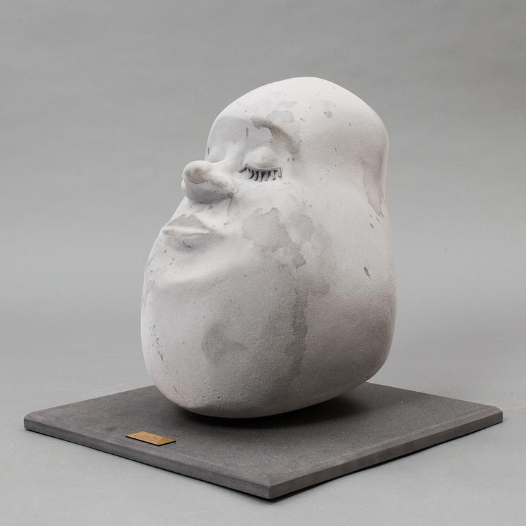 A stone head figure made by JoAnn Tan Studio for NK 2016.