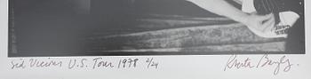 ROBERTA BAYLEY, fotografi, Sid Vicious, US tour, 1978", sign, numr 2/24.