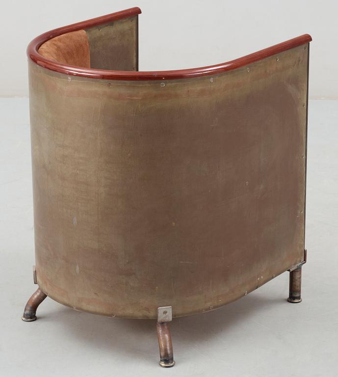 FÅTÖLJ, Mats Theselius, "Järn/Moccafåtöljen", Källemo 1994.