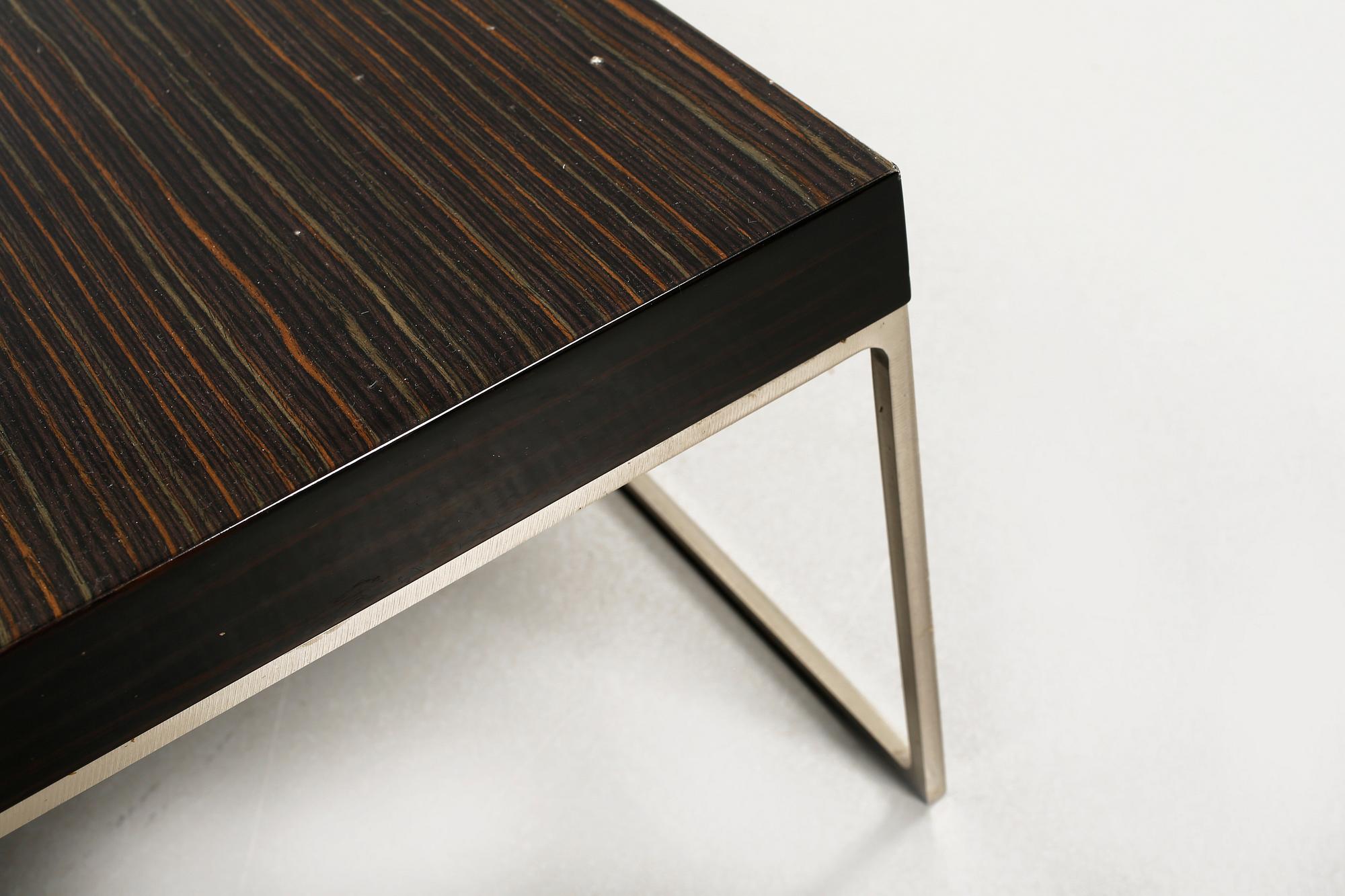 A sofa table, designed by Rodolfo Dordoni for Minotti, approx 1999.