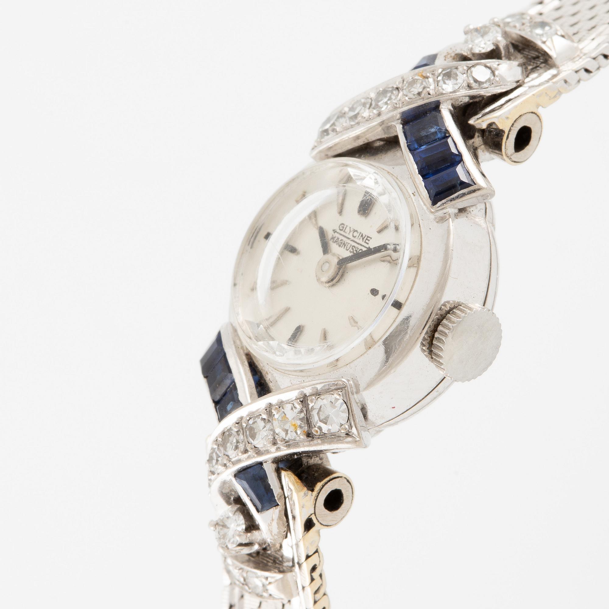 Glycine Magnusson, wristwatch, 15 mm.