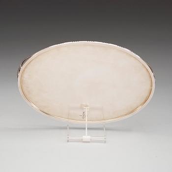 JOHAN ROHDE, bricka, Georg Jensen, Köpenhamn 1933-44, sterling,
