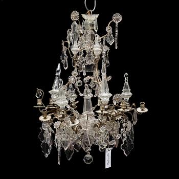 A 19th century baroque style chandelier.