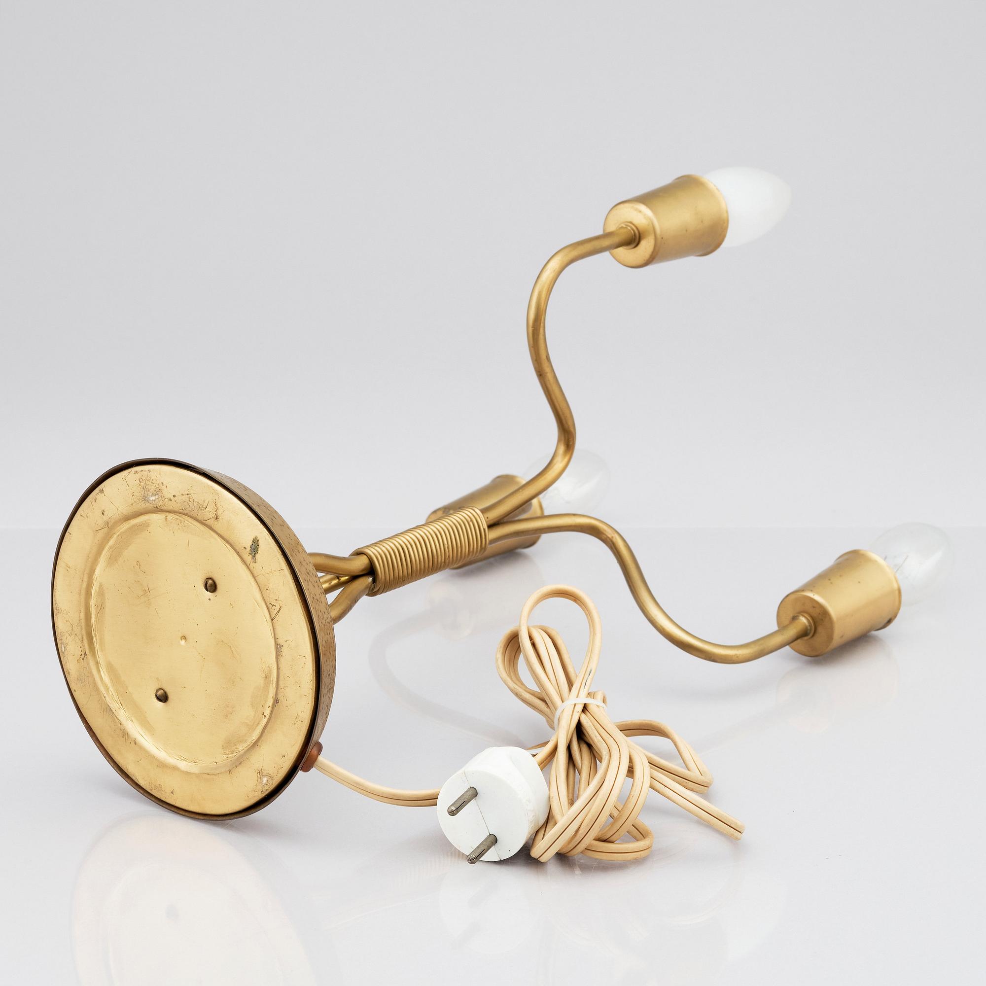 Hans Bergström, bordslampa, ateljé Lyktan, Åhus, 1940-50-tal.