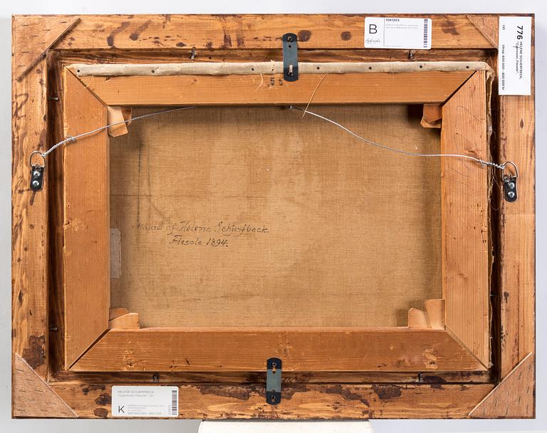 Helene Schjerfbeck, "Cypresser, Fiesole".