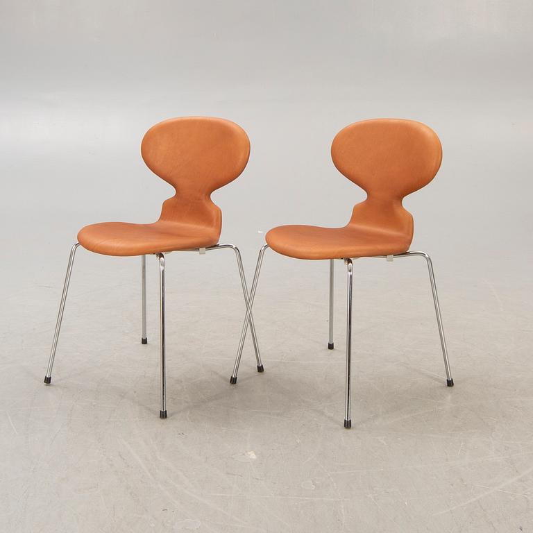 Arne Jacobsen, stolar, 6 st, "Myran", Fritz Hansen, Danmark.