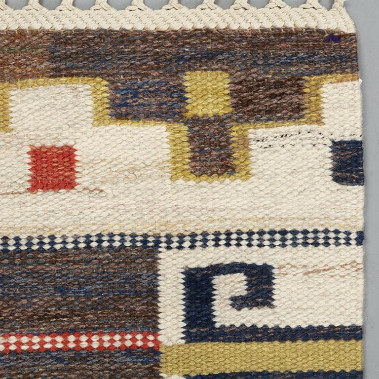 Märta Måås-Fjetterström, a carpet, "Bruna heden", flat weave, ca 204,5-205,5 x 130,5-132,5 cm, signed AB MMF.