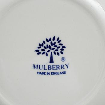 MAT- KAFFE- OCH TESERVIS, 88 delar, flintgods, Mulberry, England, sent 1900-tal.