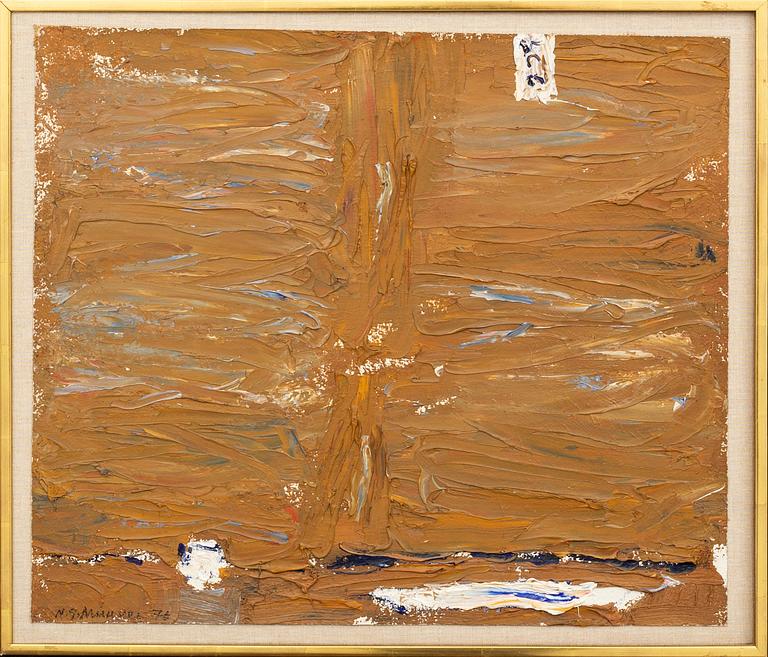 NILS-GÖRAN BRUNNER, oil on canvas, signed and dated '76(?).