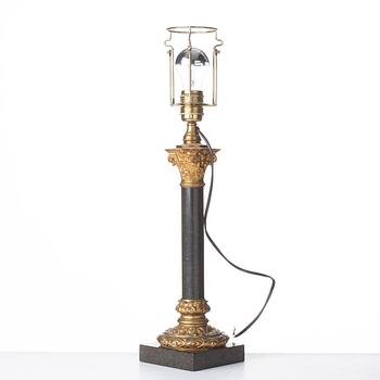 A 20th century table lamp.