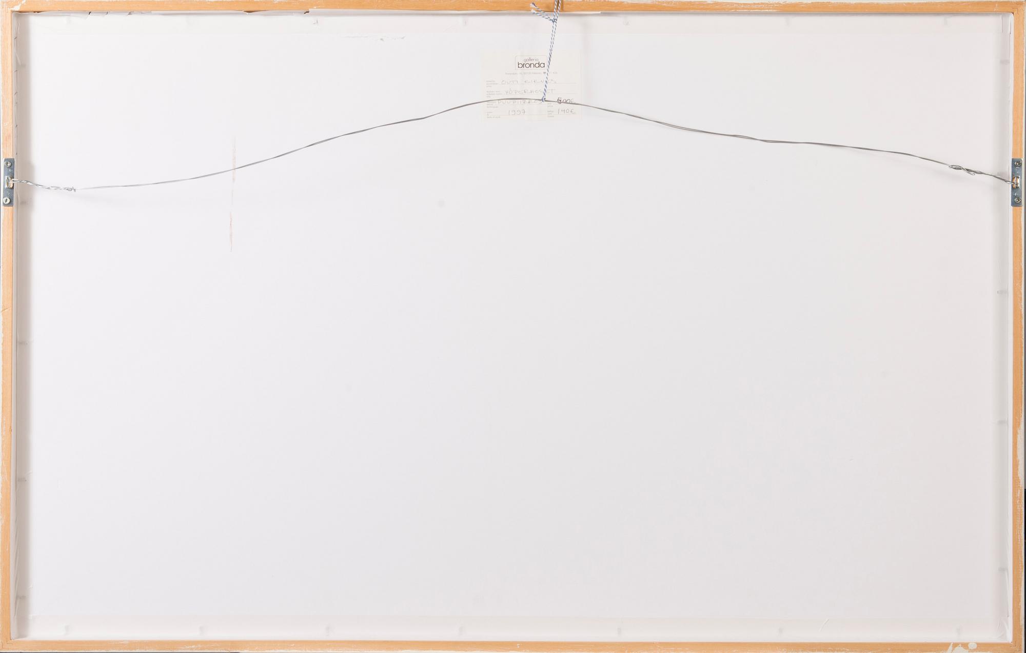 OUTI KIRVES, wood cut, signed and dated -97, numbered 18/20.