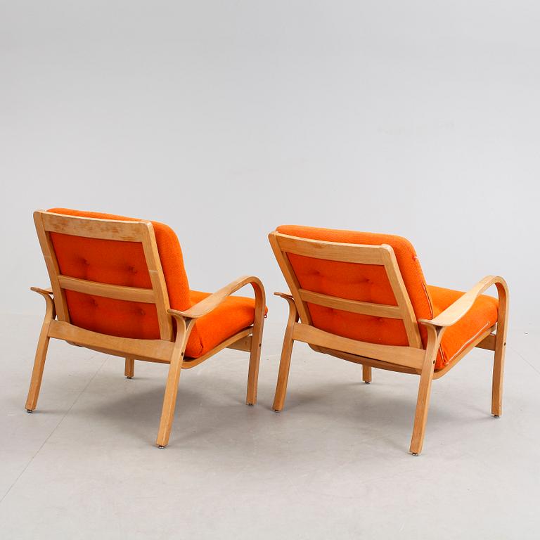 FÅTÖLJER, ett par, Yngve Ekström, Swedese.