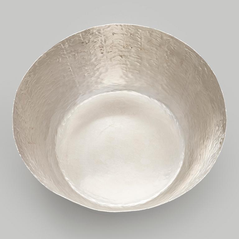 Tapio Wirkkala, skål, silver, Kultakeskus, Tavastehus 1978.