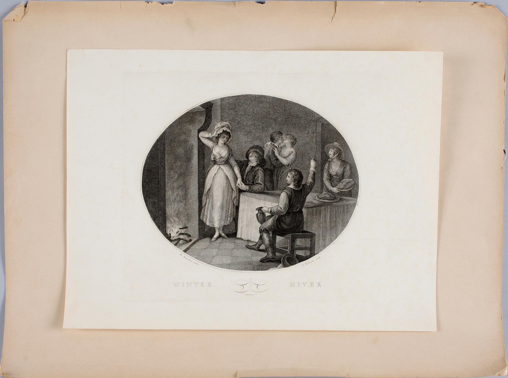 ETSNINGAR, 4 st, 1800-tal.