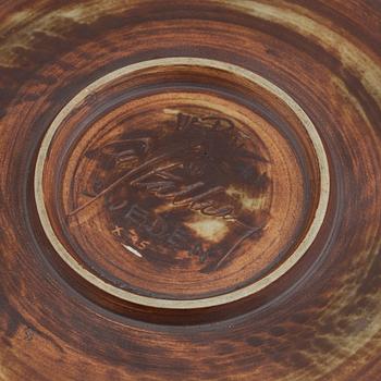 Carl Harry Stålhane, a large stoneware bowl for Rörstrand, signed and dated 1961.