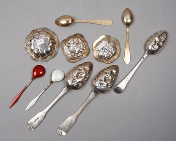PARTI SILVER, 10 delar. Bl.a Ryssland och England.