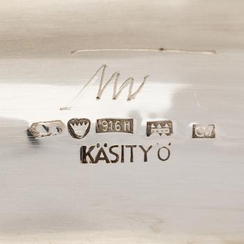 Tapio Wirkkala, a silver bowl TW 9, Kultakeskus, Hämeenlinna, Finland 1956.