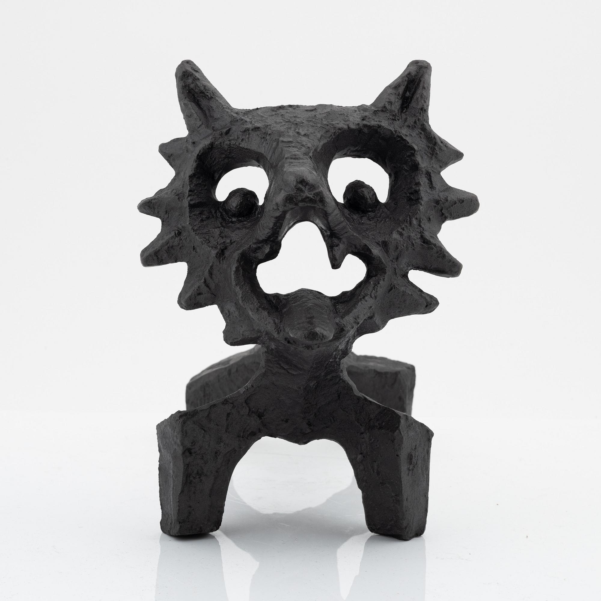 Olle Hermansson, a cast iron andiron, 'Räven', Husqvarna.