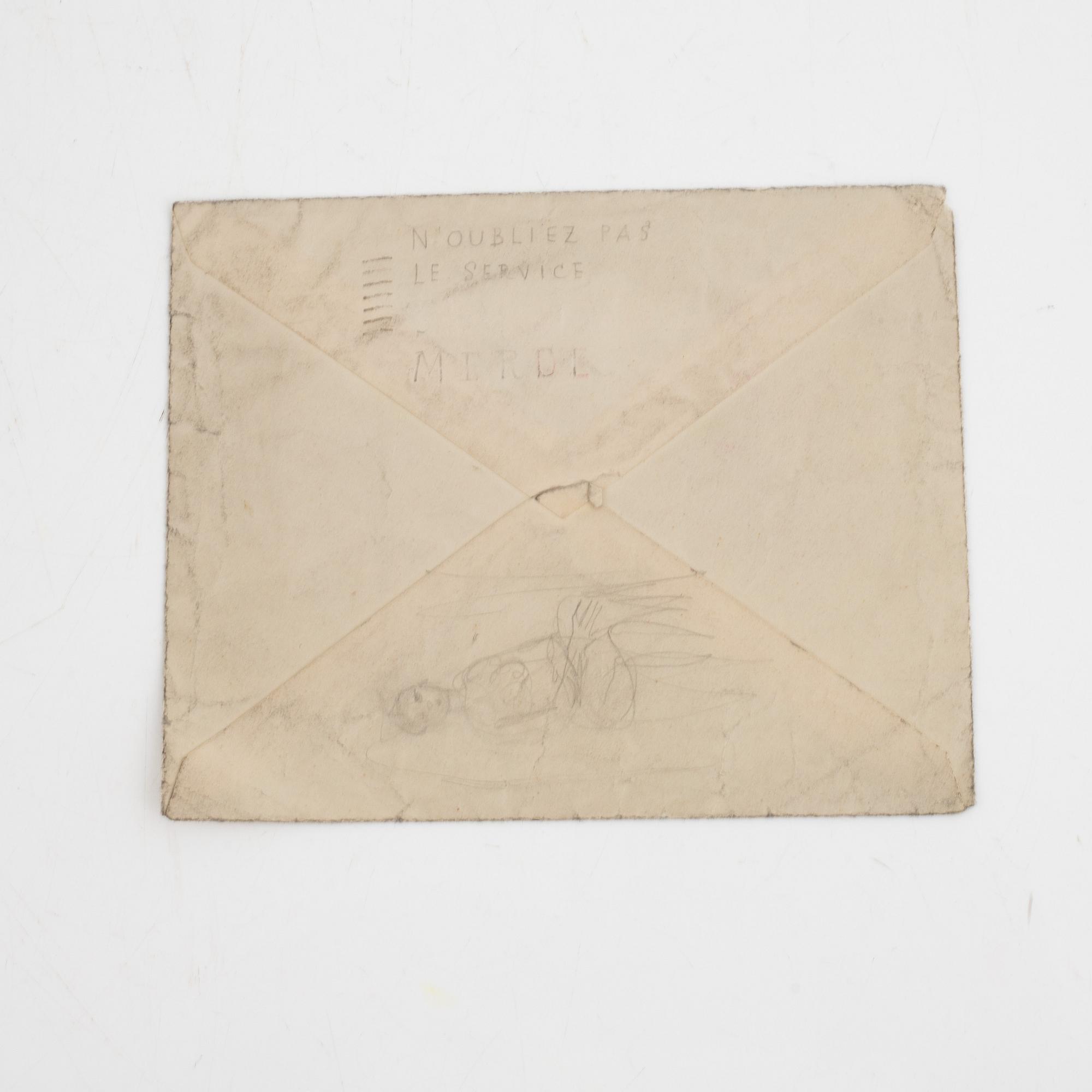 Eduard Wiiralt, Figurer på kuvert.