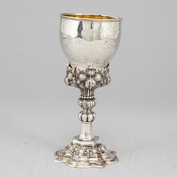 Pokal/kalk, silver 800/1000, Polen 1900-talets början.