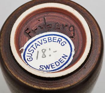 VASER samt SKÅL, 8 delar, Berndt Friberg, Gustavsberg. 1900-talets andra hälft.