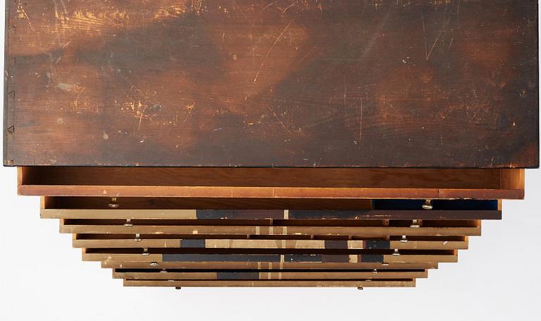 Ingegerd Torhamn, a modernist painted and decorated chest of drawers, Sweden ca 1930.