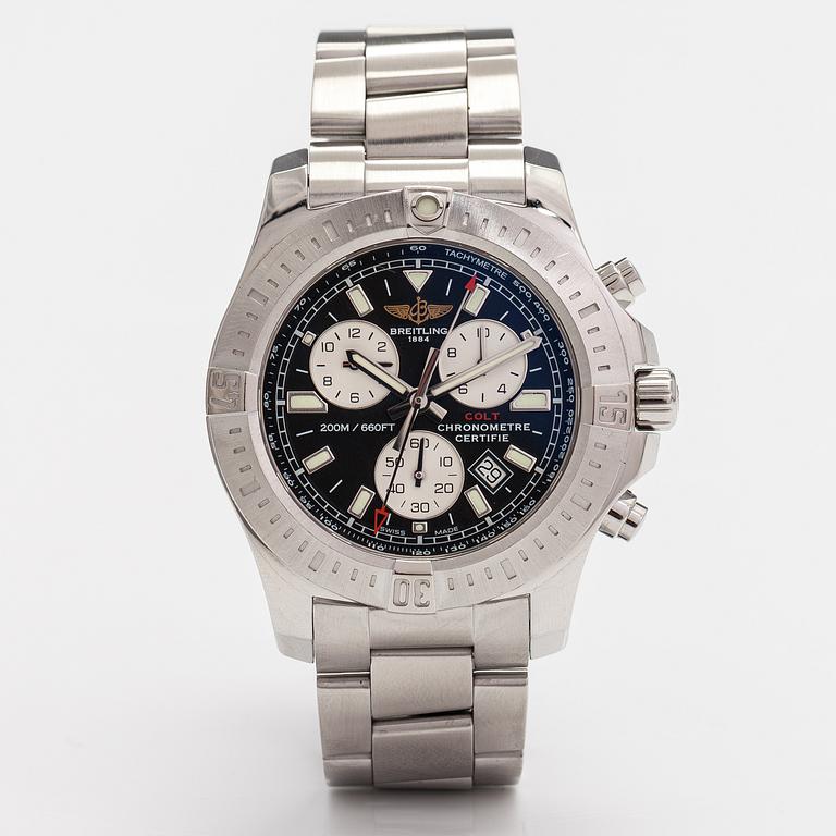 BREITLING, Colt, Chronometer, armbandsur 44 mm.